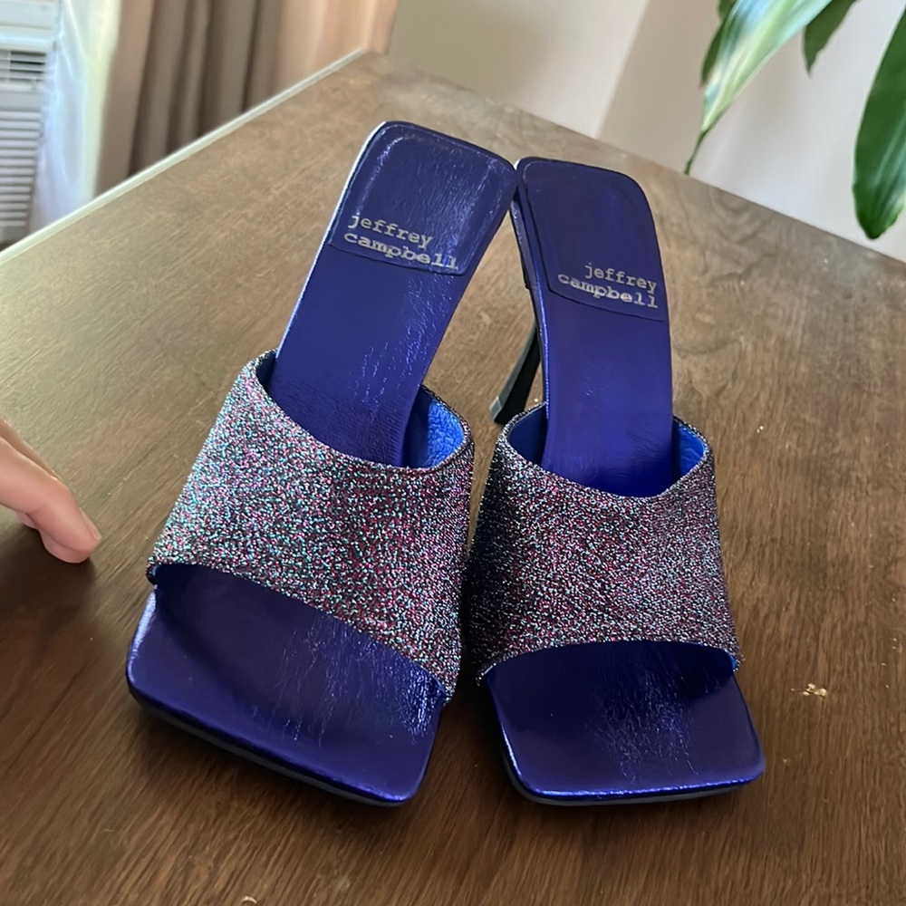 Jeffrey Campbell Mules Mr. Big Square Sandals